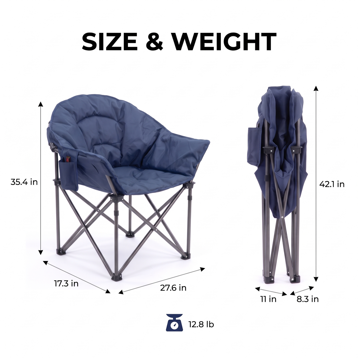 HeatRest™ Heated Camping Chair