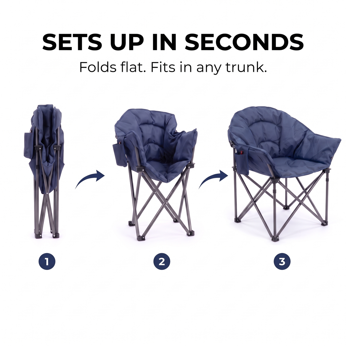 HeatRest™ Heated Camping Chair