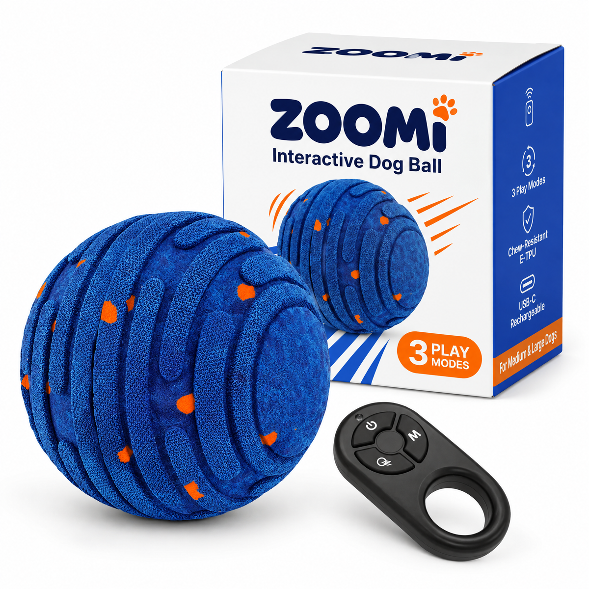 ZOOMI™ Interactive Dog Ball